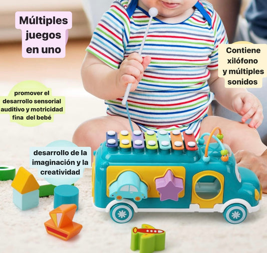 Autobus Xilofono musical didactico