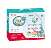 Móvil Musical para Cuna Huanger 3 en 1 – Con Sonido y Luces - Bibi-irn