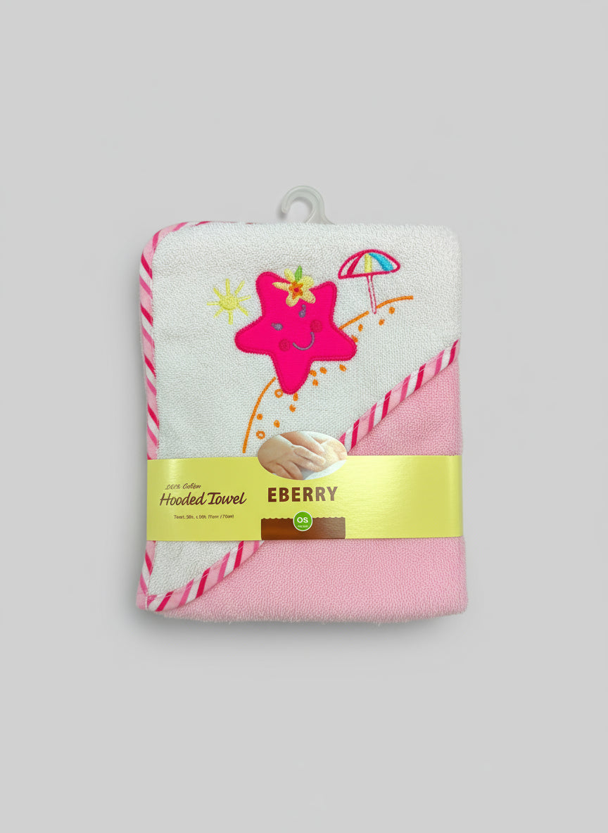 Toalla con Capucha y Paños de Baño Ultra Absorbente EBERRY