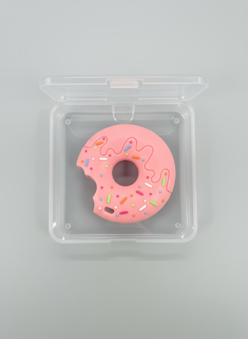 Rasca Encias de Silicona con Diseño de Dona