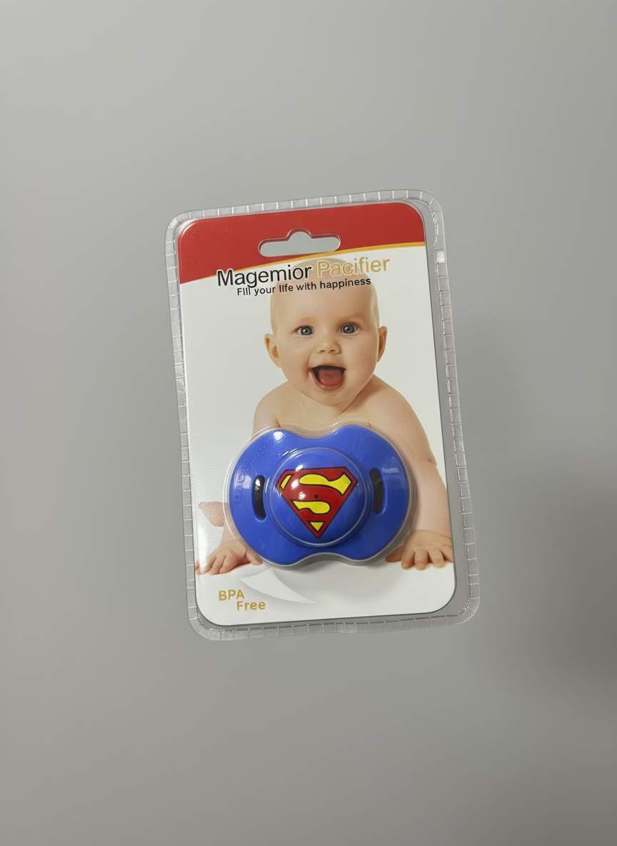 Chupo Super Héroes de Silicona para Bebé