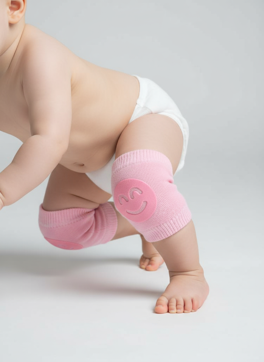 Rodilleras Protectoras Antideslizantes Para Bebé Gateador Set De Pack