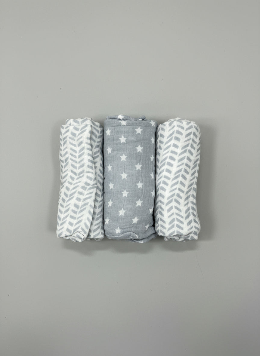 Muselinas x3 en algodon