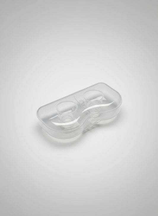 Pezoneras Protectoras De Silicona Para Lactancia Materna, Paquete De Dos (Transparente)