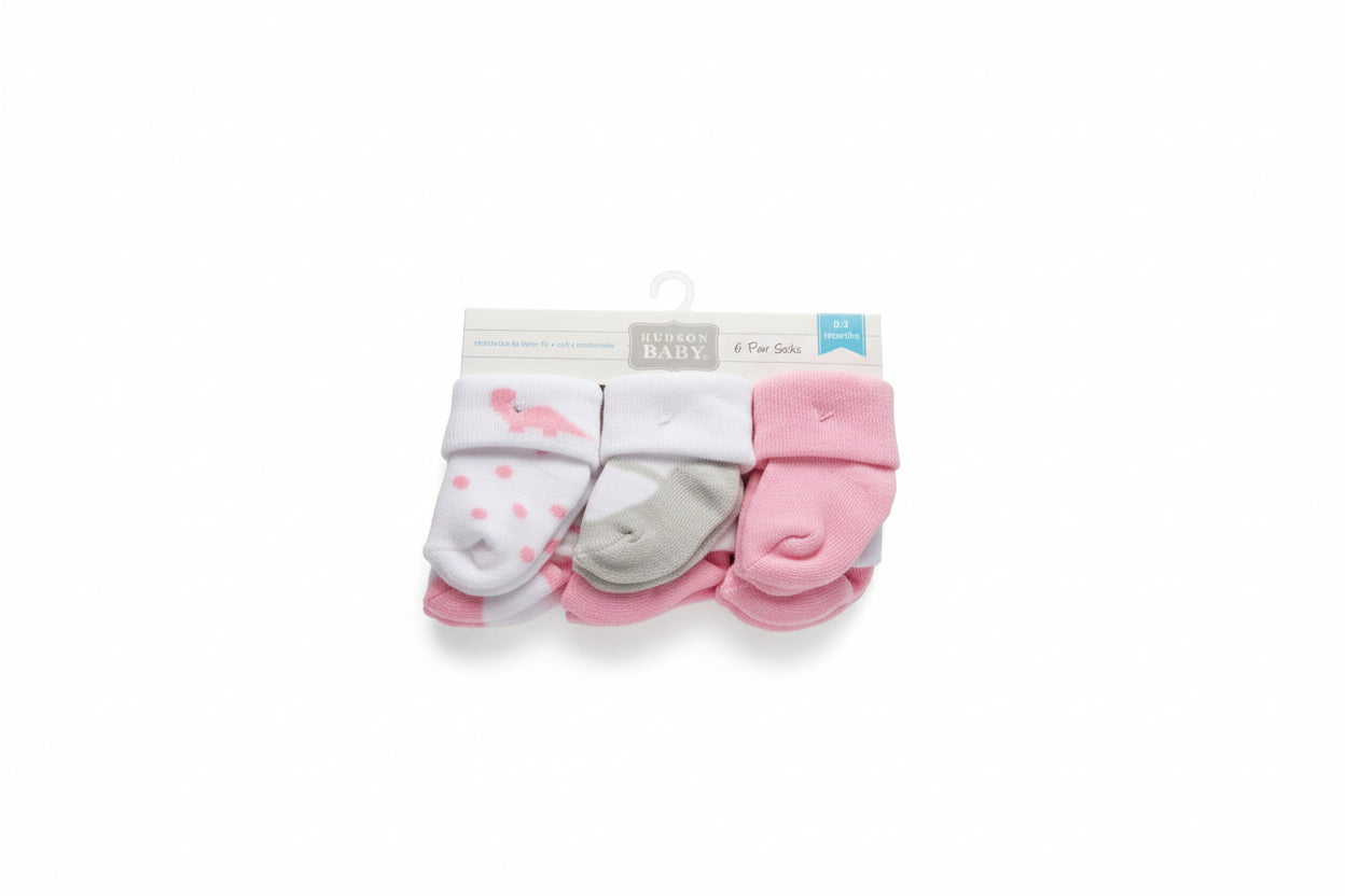 Pack x6 Pares de Medias para Bebé - Hudson Baby