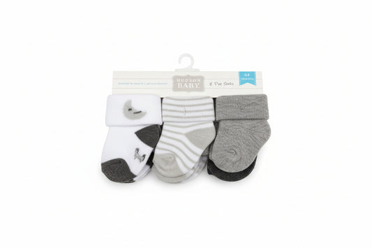 Pack x6 Pares de Medias para Bebé - Hudson Baby
