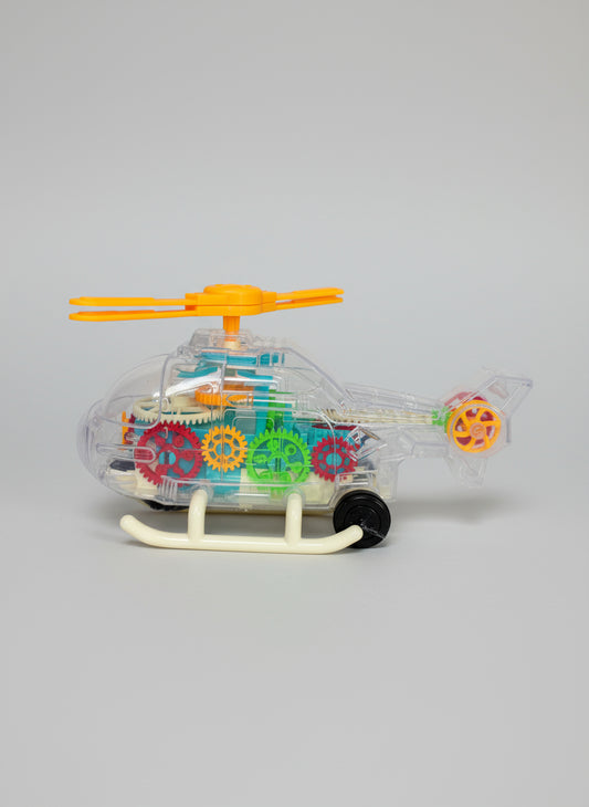 Helicóptero Didáctico con Mecanismo a la Vista, Luces y Música