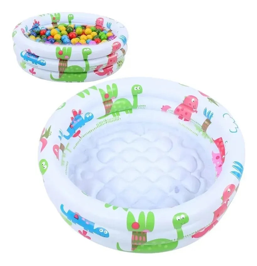 Piscina Inflable Infantil Intex 61x22 cm — Diseño Animales Marinos