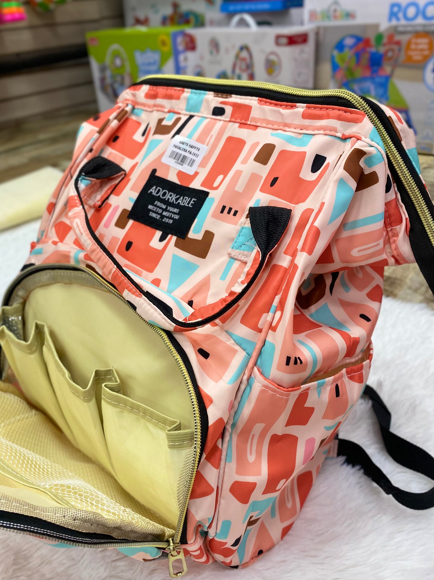 Pañalera tipo morral