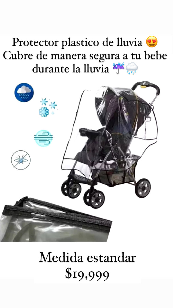 Cubre Cochecito Forro Plastico Para Coche Bebe Plastico Para
