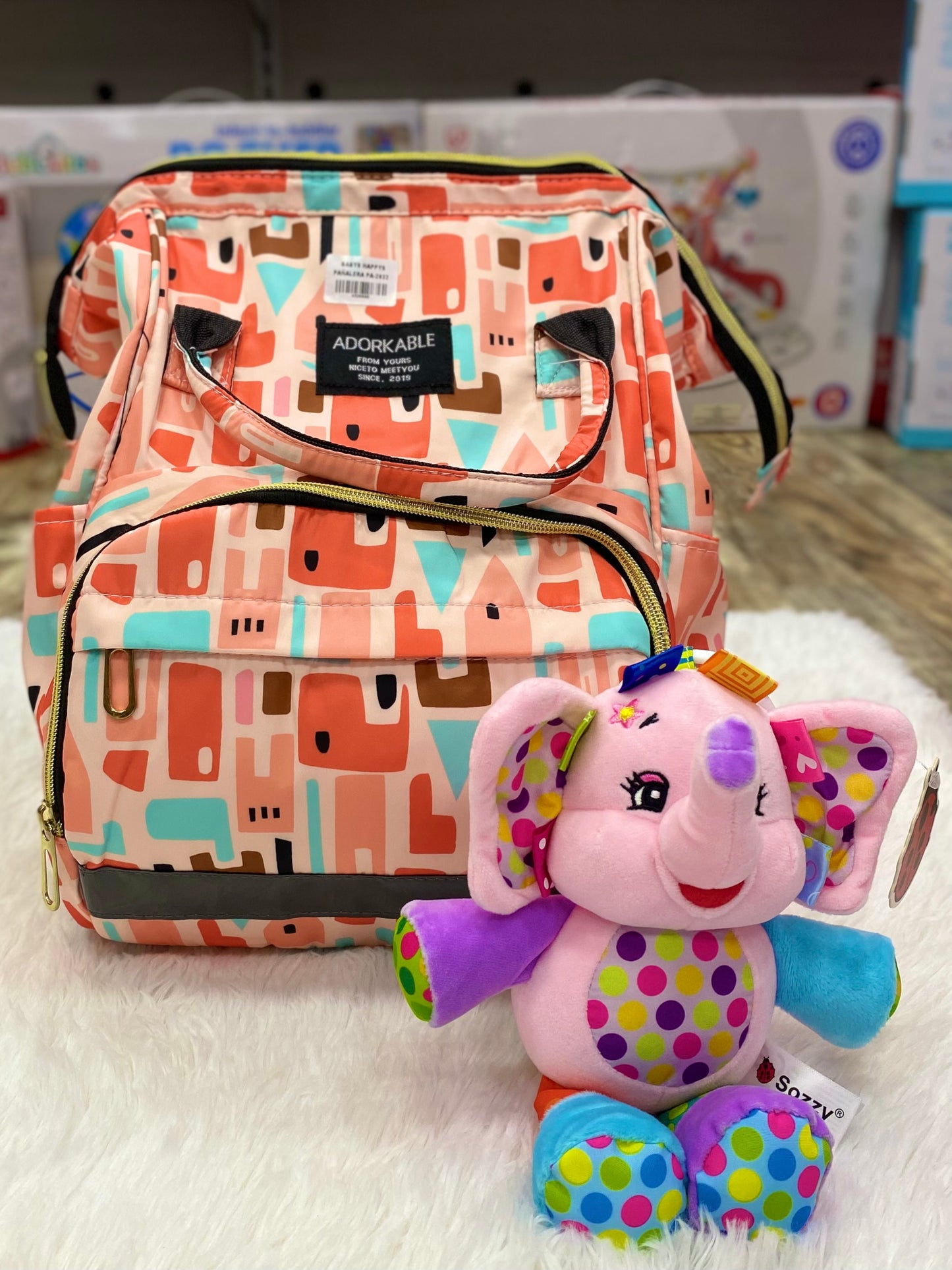 Pañalera tipo morral