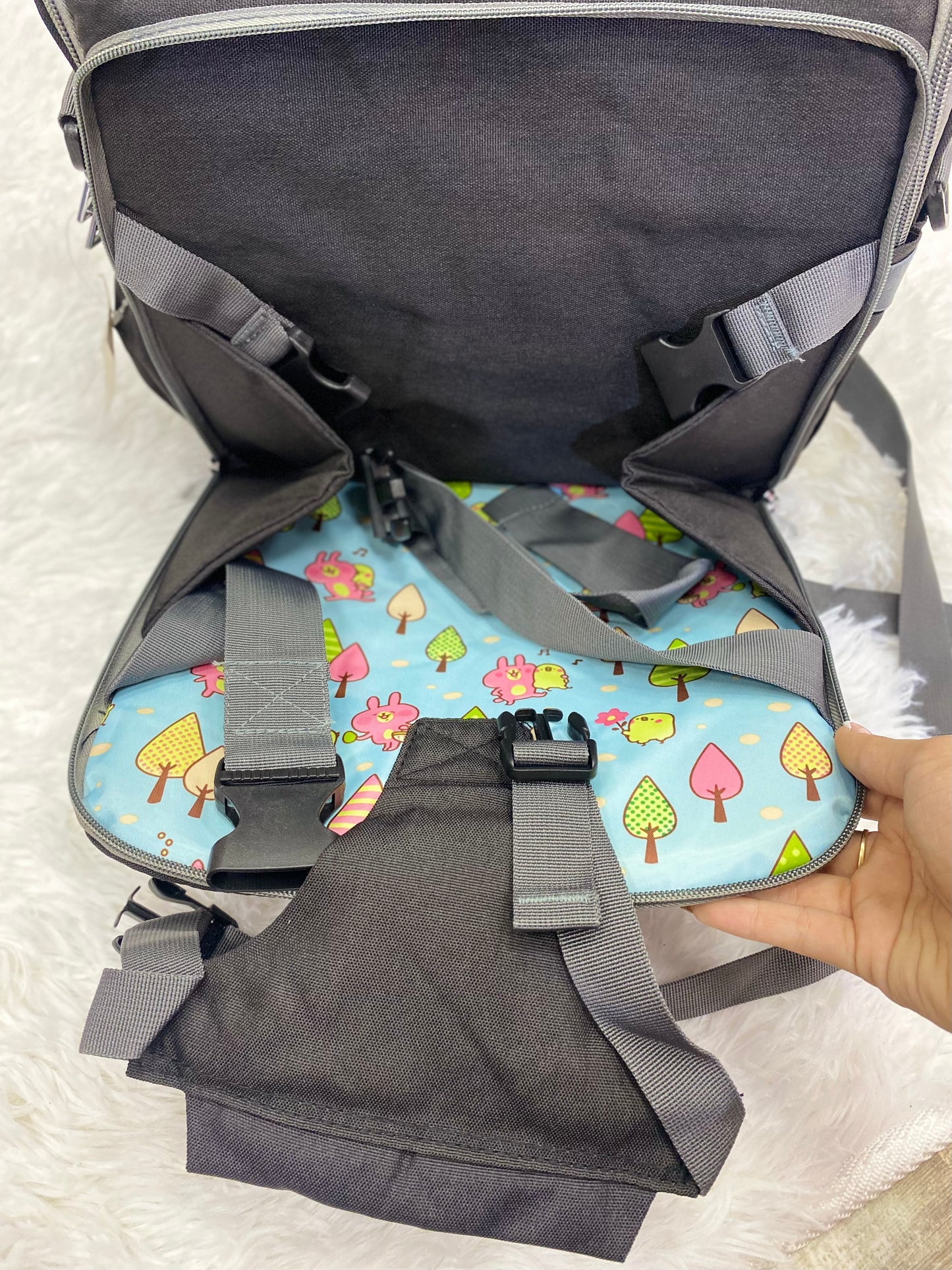 Pañalera con cambiador