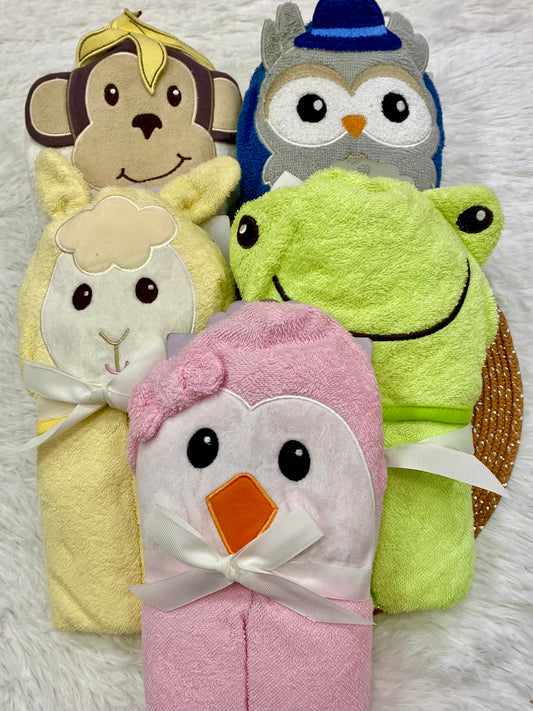 Toalla de animalitos con Capucha