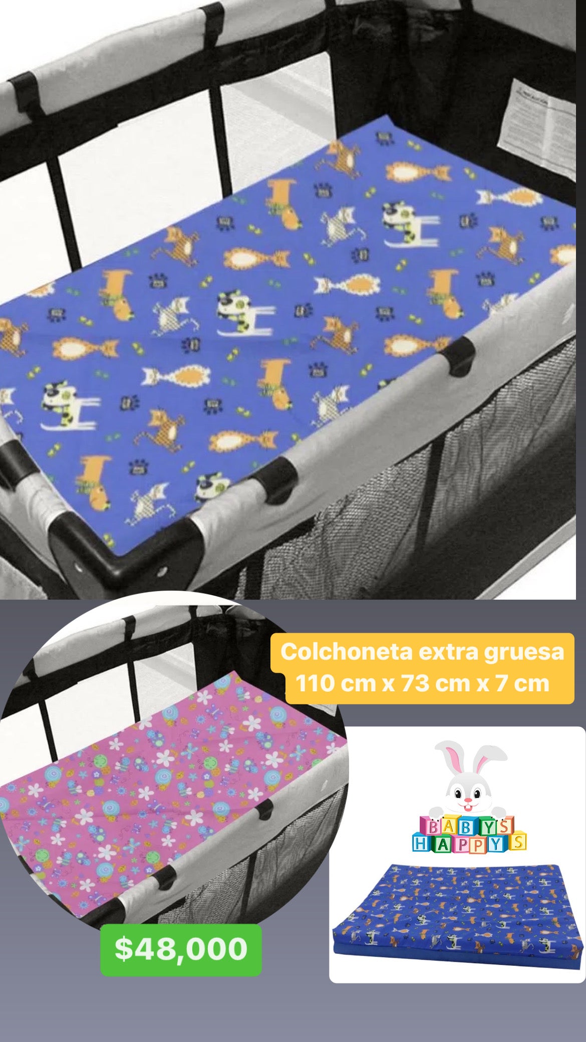 Colchoneta para corral