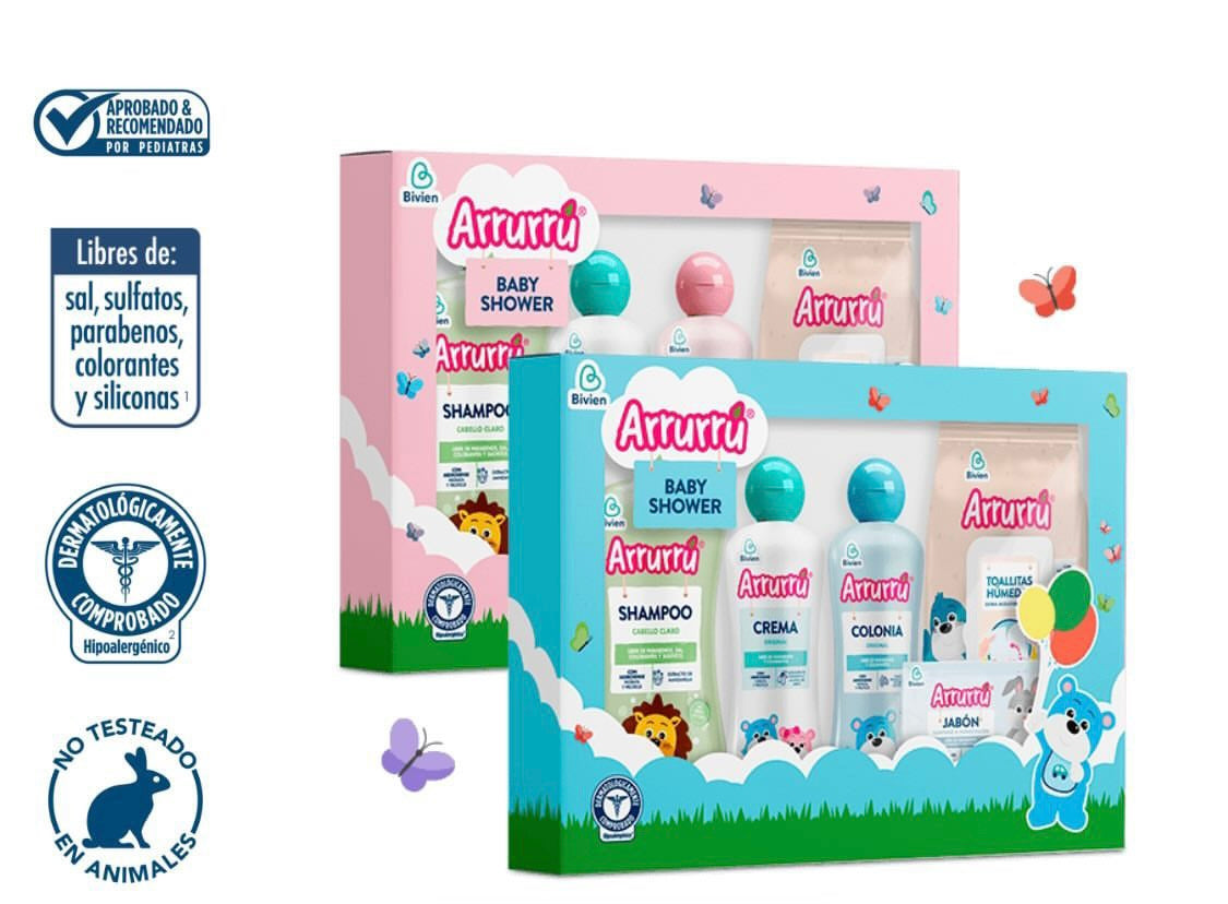 Estuche baby shower Arruru