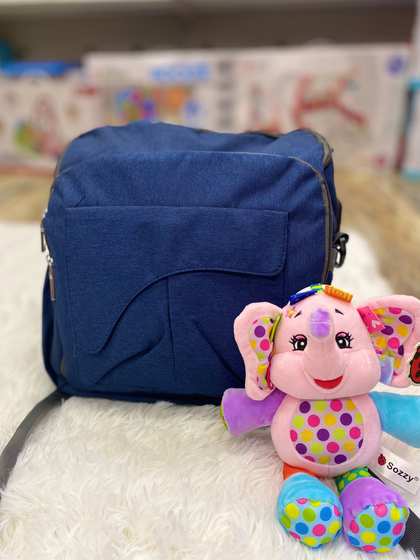 Pañalera con cambiador