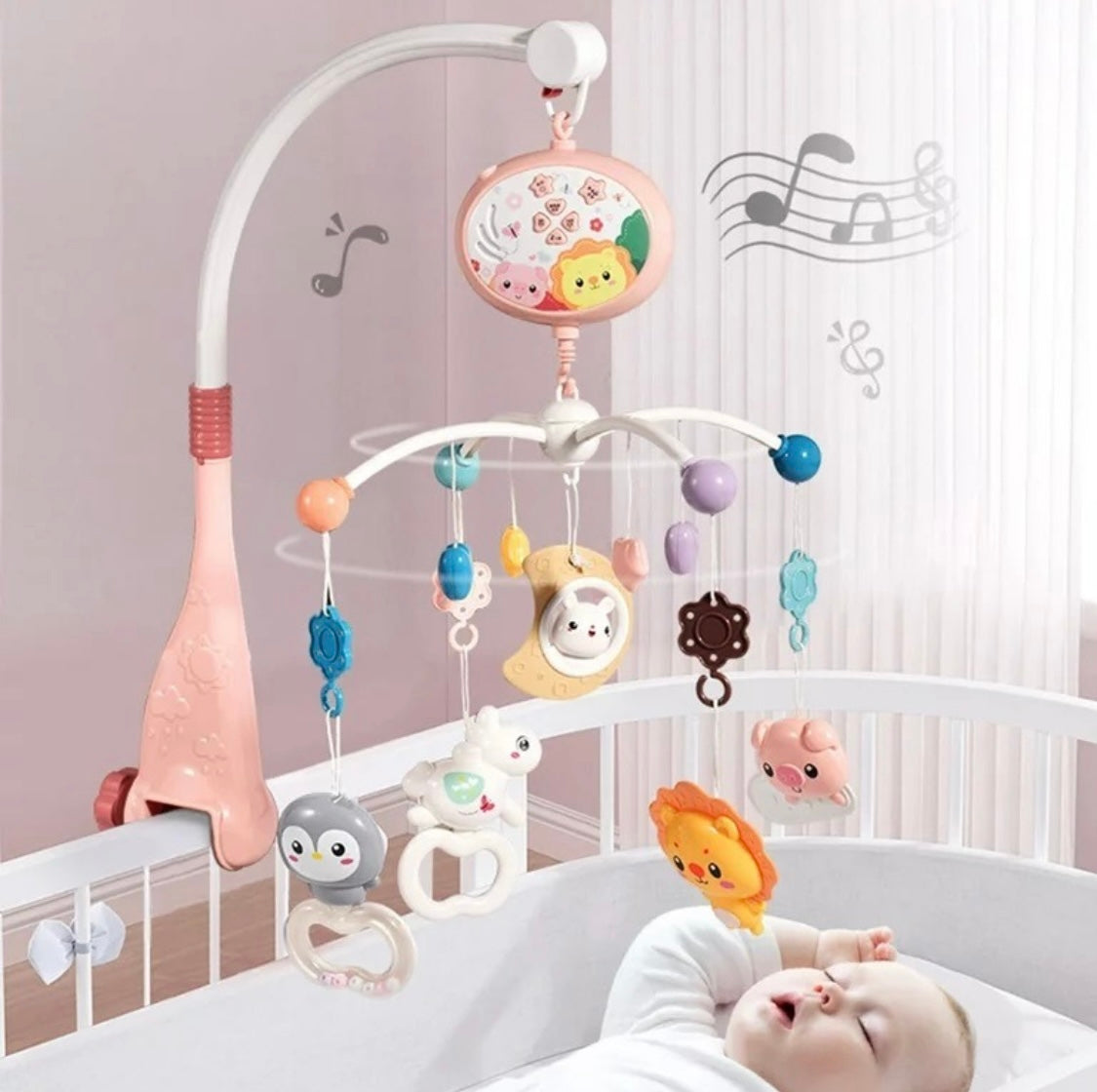 Móvil de Corral juguete sonajero para bebé 👶🏼 🎶