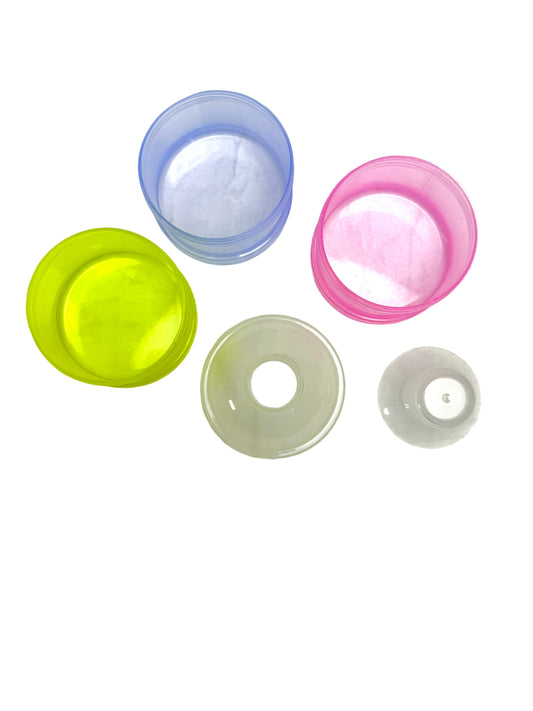 Contenedor apilable para leche en polvo y snacks de viaje
