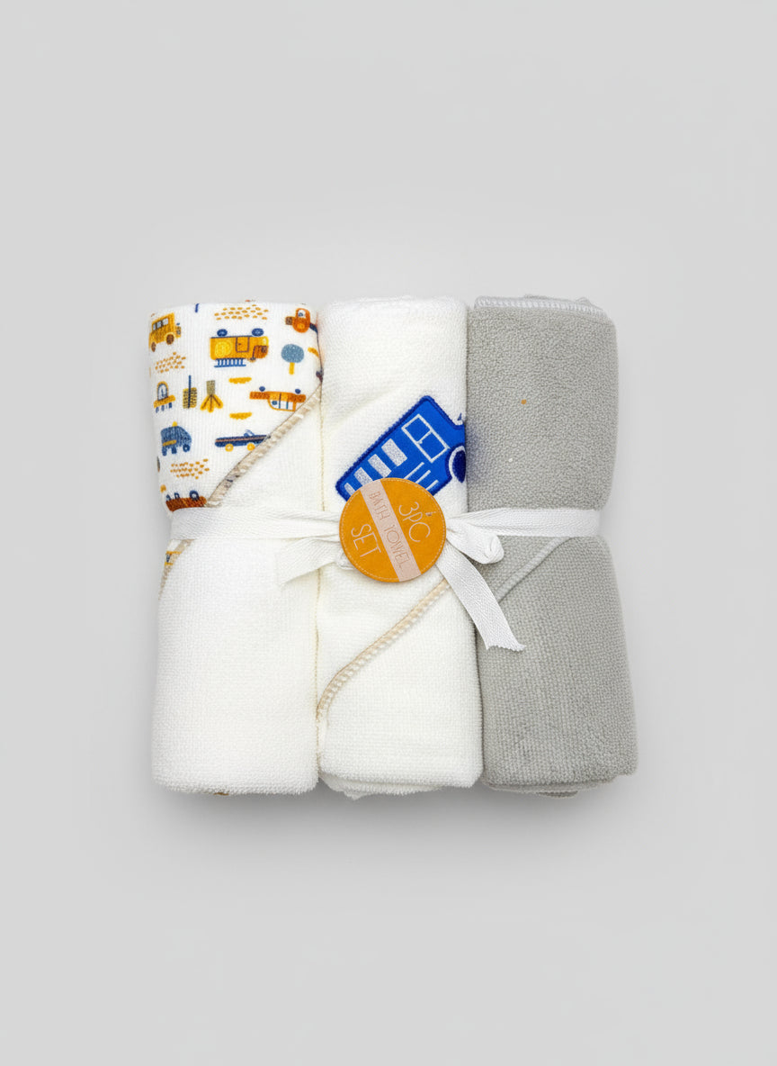 Set de 3 Toallas de Baño para Bebé
