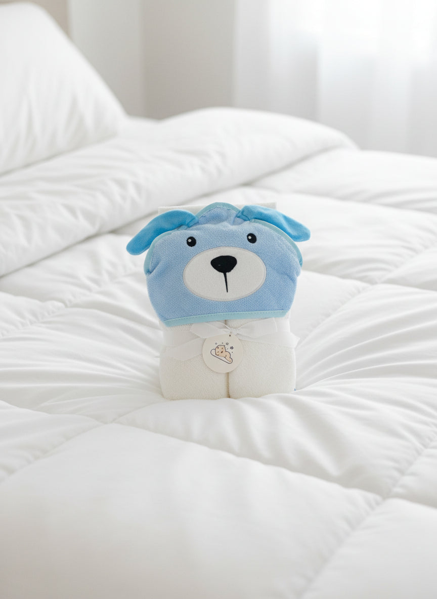 Toalla con Capucha de Animales para Bebé, Máxima Absorción y Calidez Lúdica