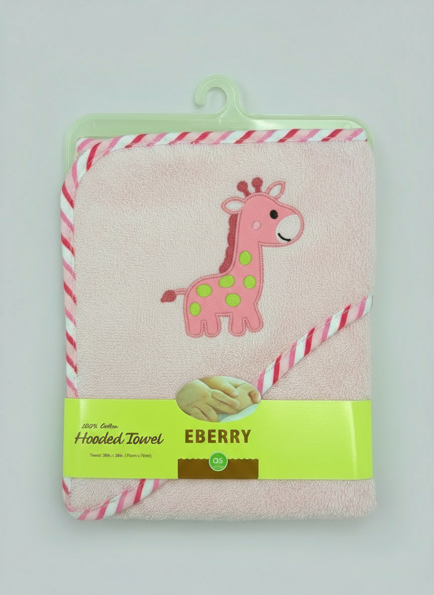 Toalla con Capucha y Paños de Baño Ultra Absorbente EBERRY