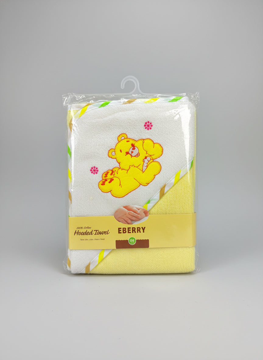 Toalla con Capucha y Paños de Baño Ultra Absorbente EBERRY