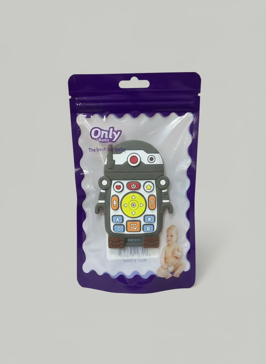 Rasca Encias de Robot de Only Baby