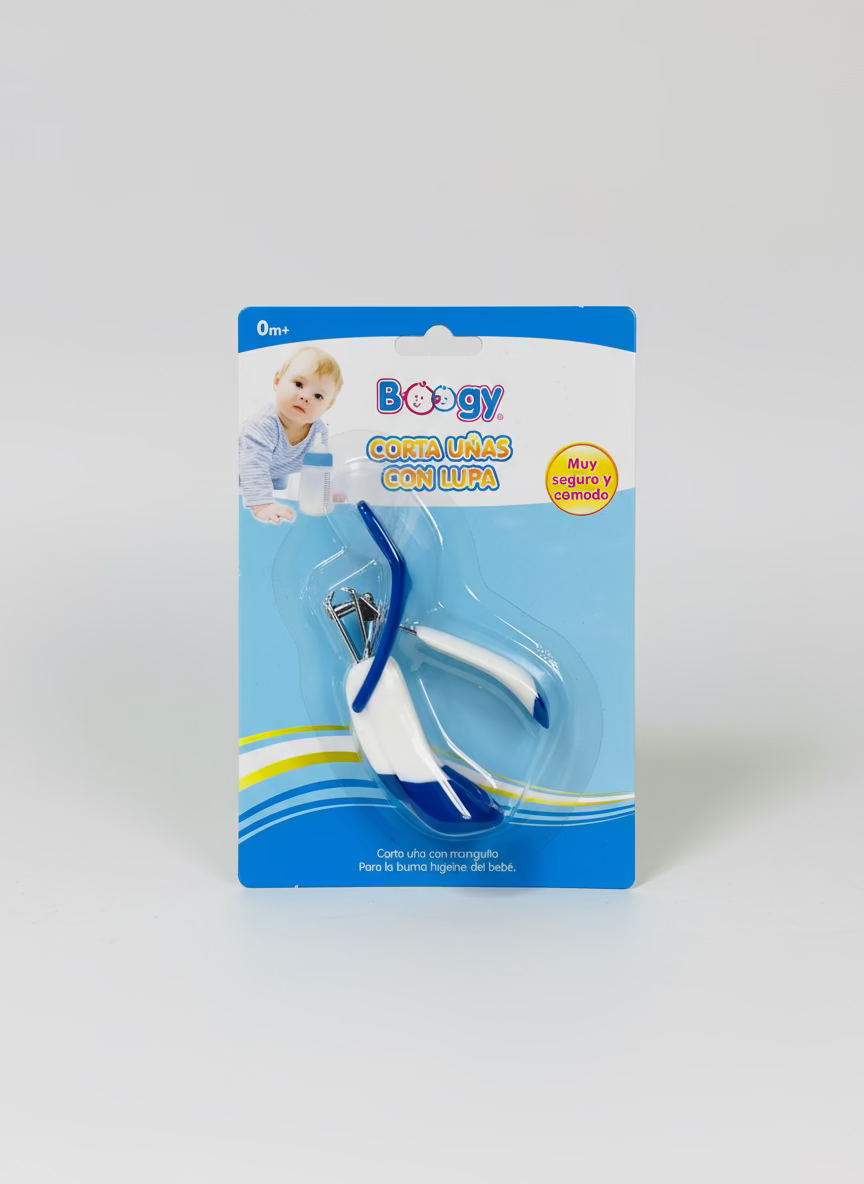 Cortaúñas con Lupa y Mango Ergonómico para Bebé