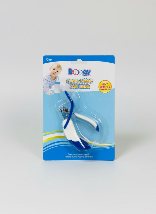 Cortaúñas con Lupa y Mango Ergonómico para Bebé