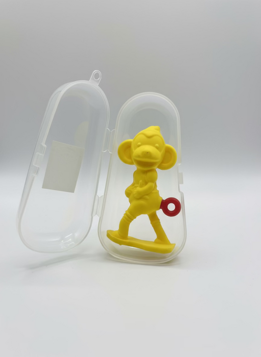 Rasca Encías Mono de Silicona con Estuche para Bebé