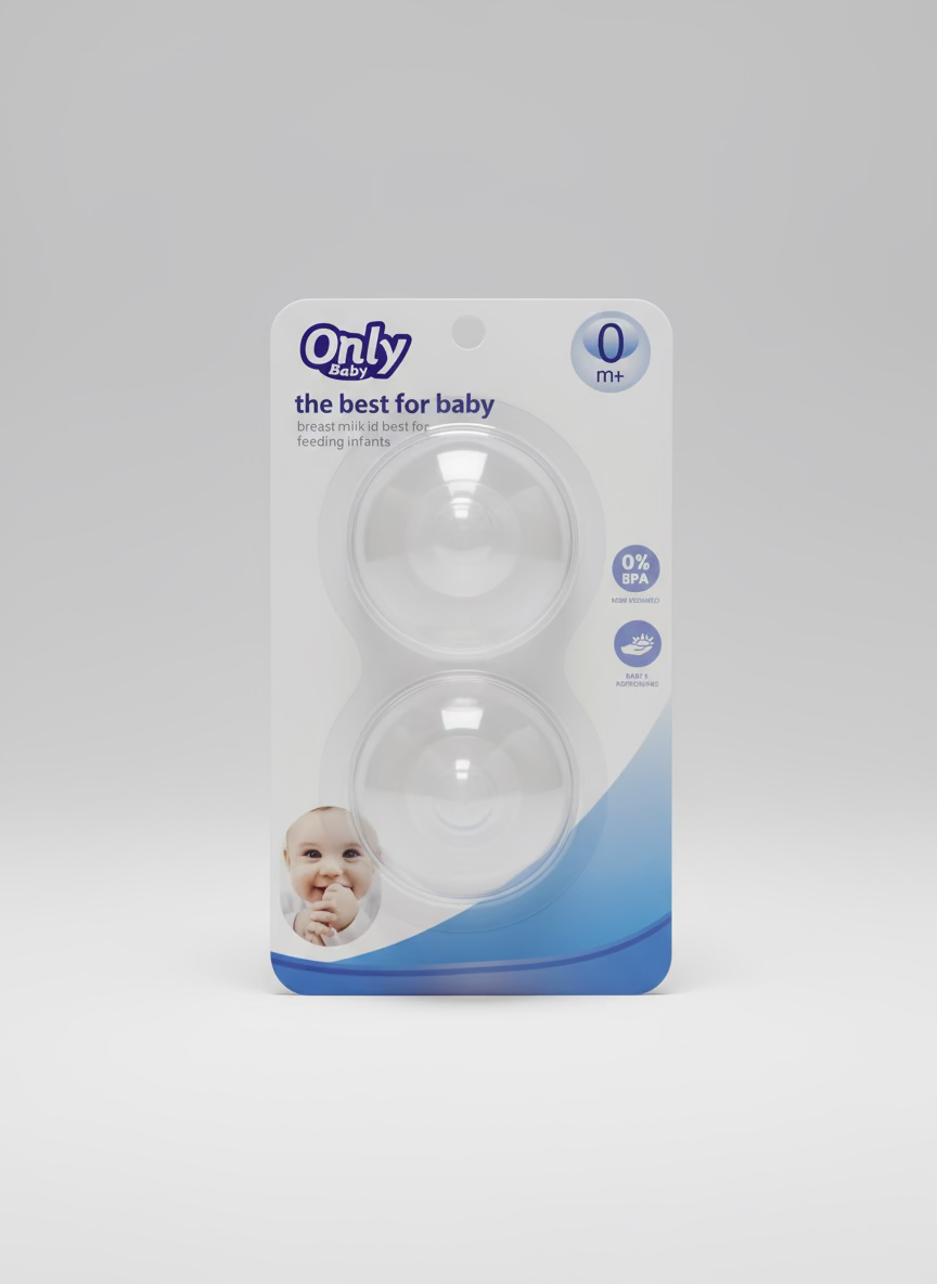 Protectores de Pezón de Silicona Only Baby 0m+