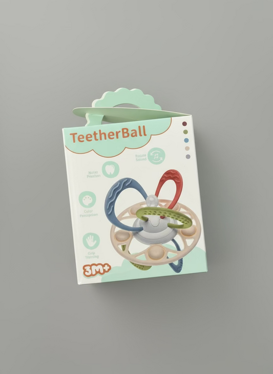 Rasca encias Sensorial TeetherBall para Bebé 3m+