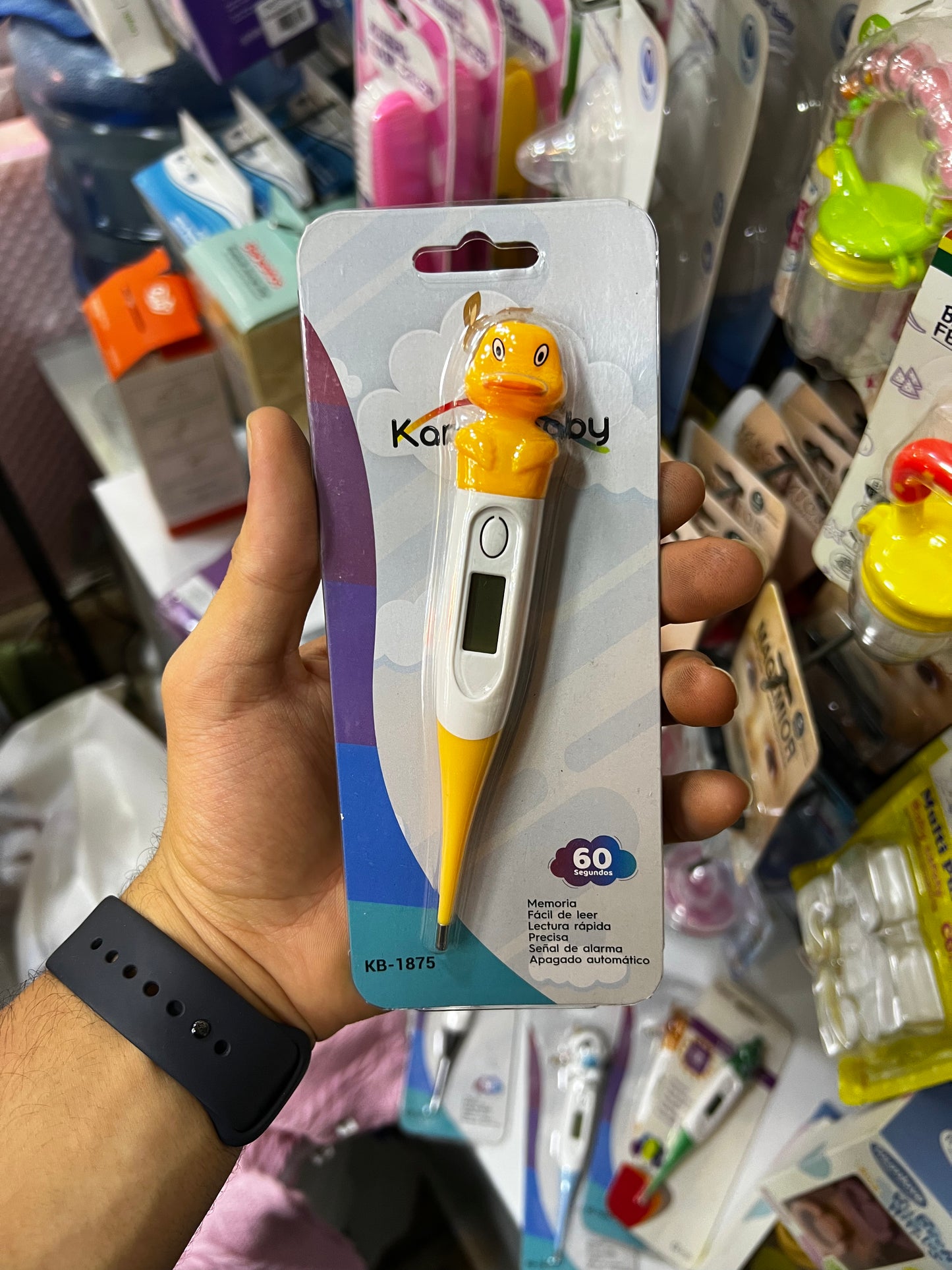 Termómetro Digital Infantil con Punta Suave de animalitos