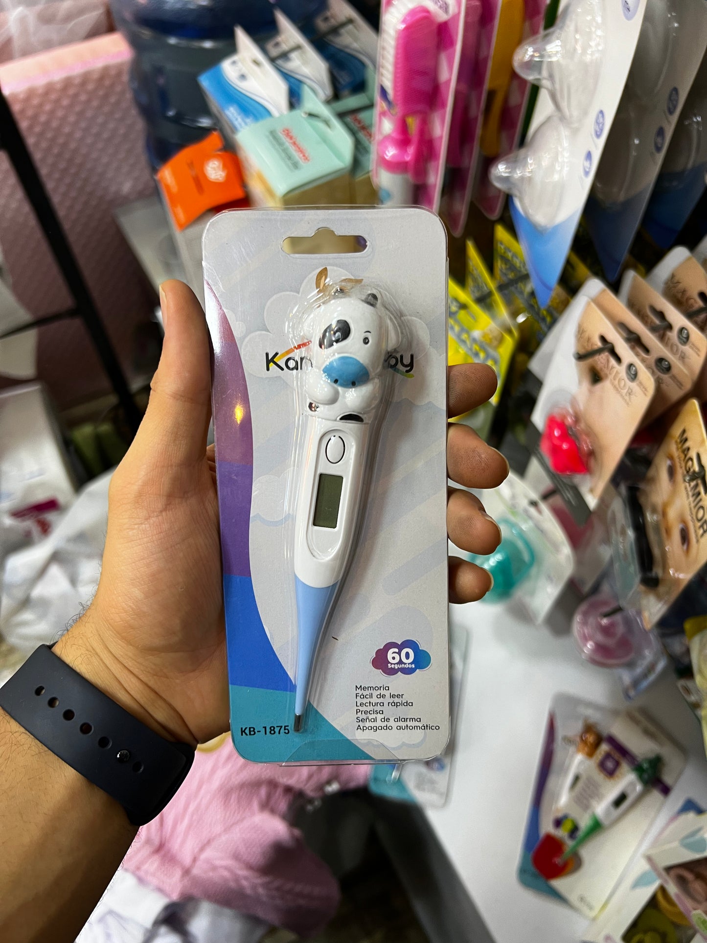 Termómetro Digital Infantil con Punta Suave de animalitos