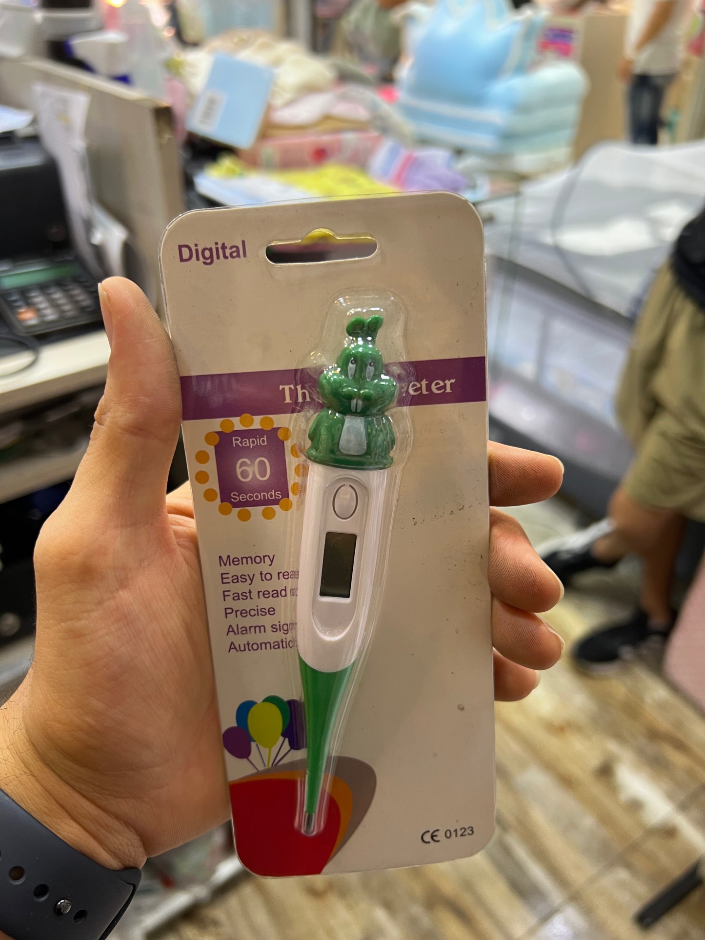 Termómetro Digital Infantil con Punta Suave de animalitos