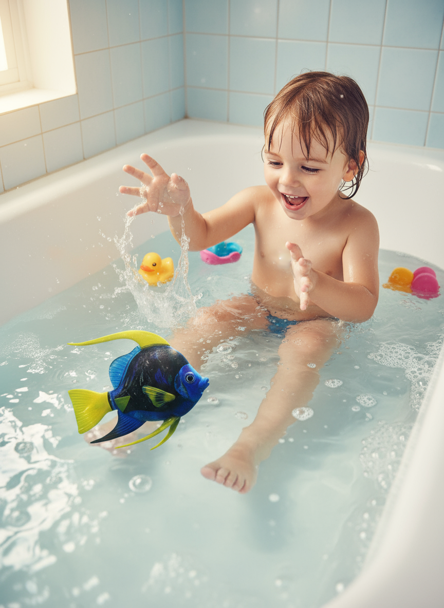 Juguete Pez Robot , Diversión Acuática y Estimulación Visual