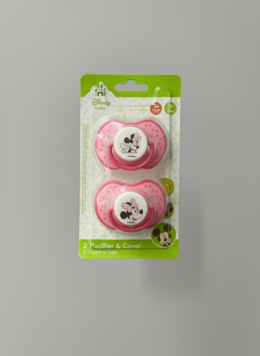Chupos Ortodónticos De Silicona Para Bebé Disney Minnie Mouse Pack x2