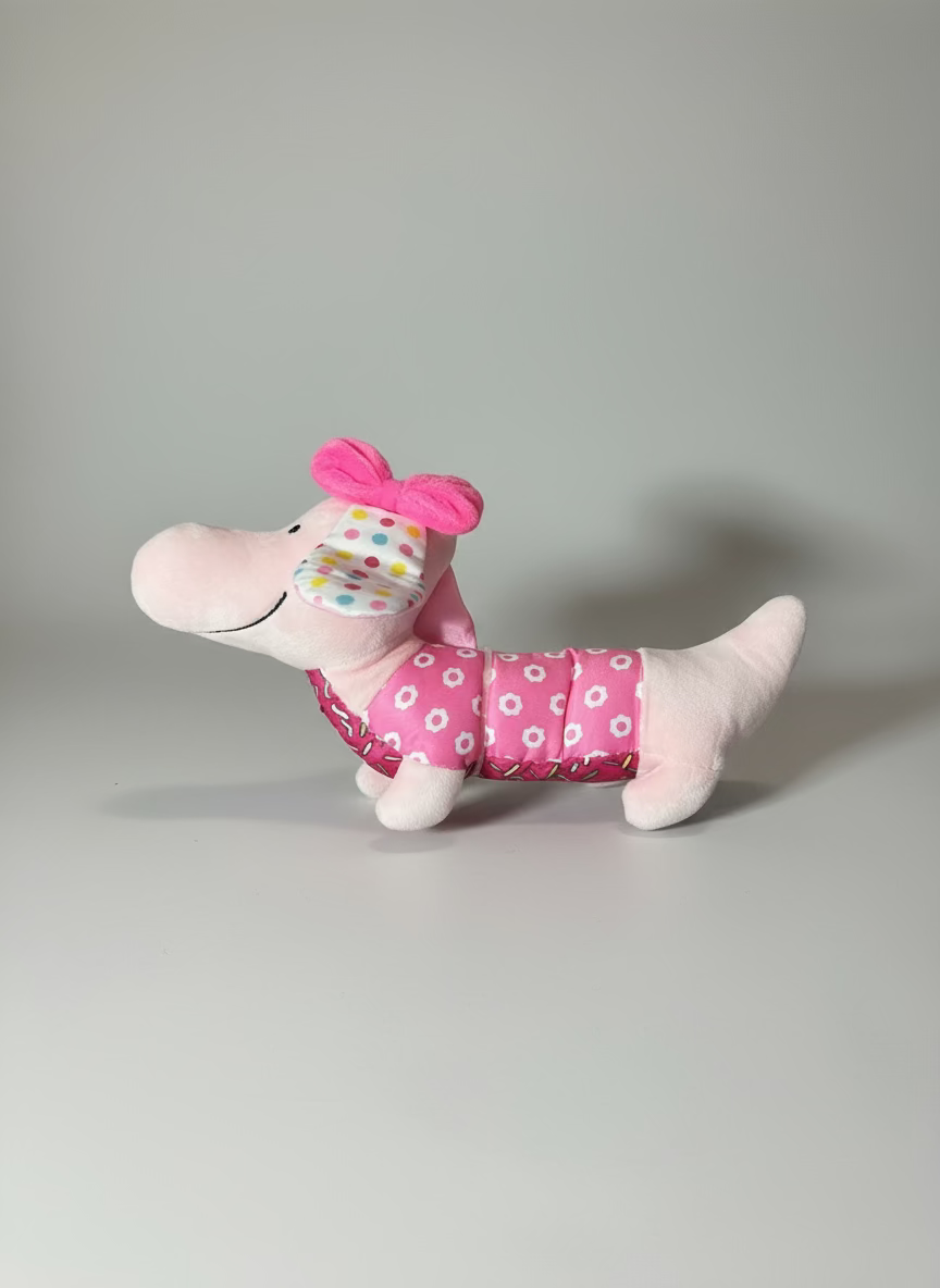 Peluche antialergico Perro Salchicha Amigo De Sueño Sensorial Para Bebé