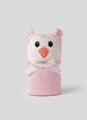 Toalla con Capucha de Bebé Animalito de Algodón