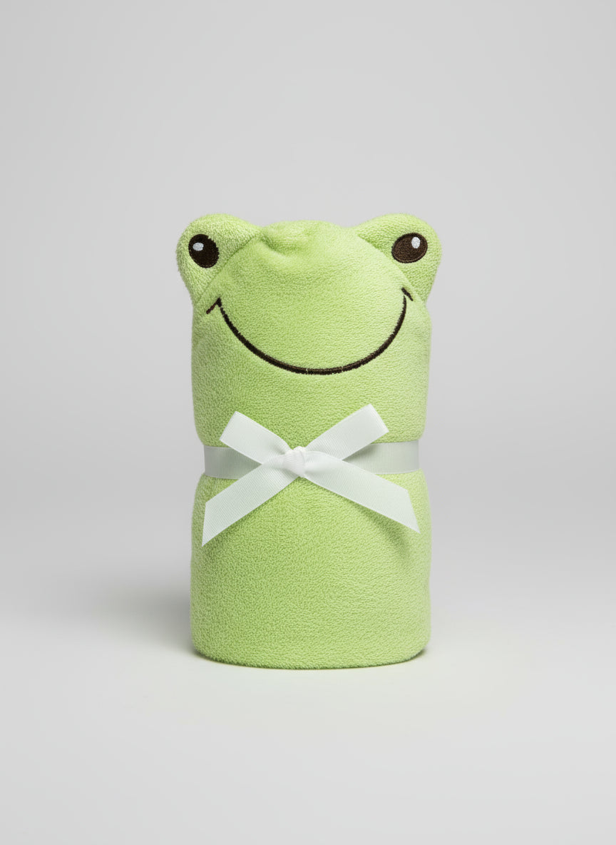 Toalla con Capucha de Bebé Animalito de Algodón