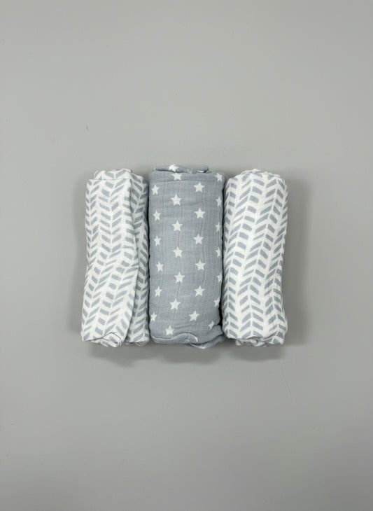 Muselinas x3 en algodon