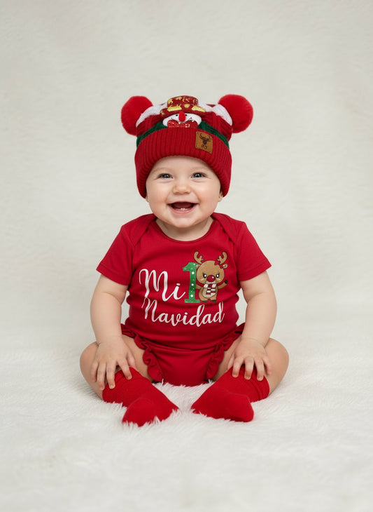 Combo de Body para niña "Mi Primera Navidad"