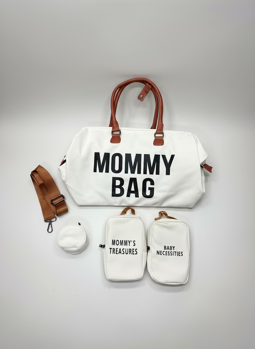 Pañalera Mommy Bag con Accesorios (tipo bolso)