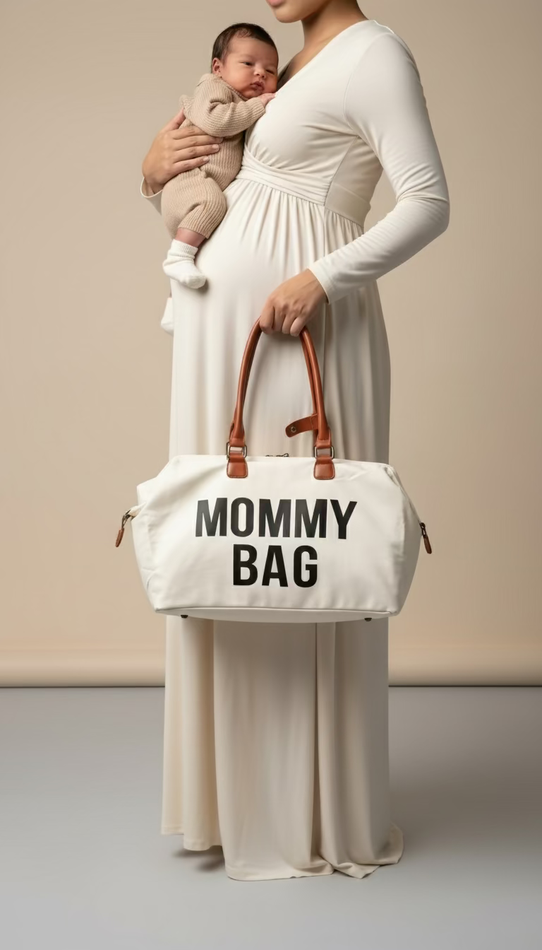Pañalera Mommy Bag con Accesorios (tipo bolso)