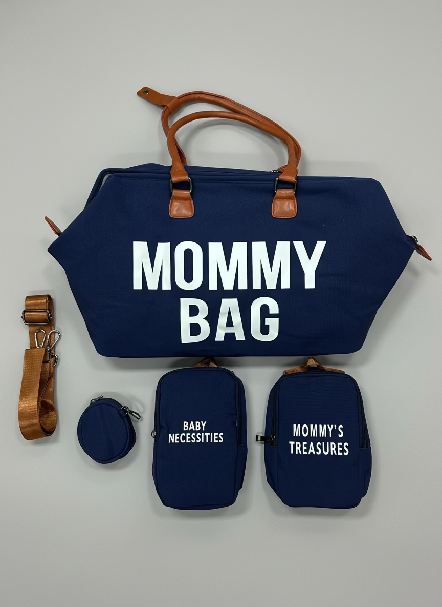 Pañalera Mommy Bag con Accesorios (tipo bolso)