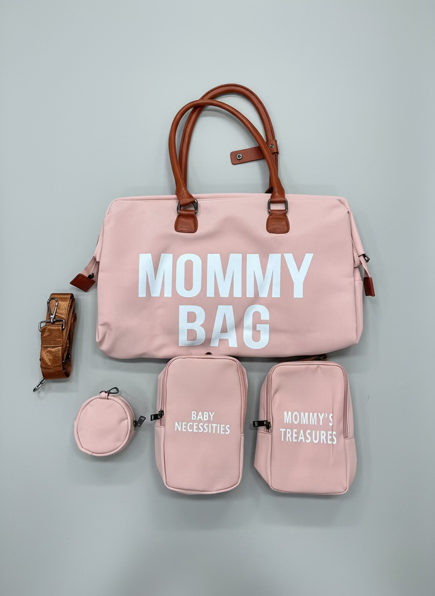 Pañalera Mommy Bag con Accesorios (tipo bolso)