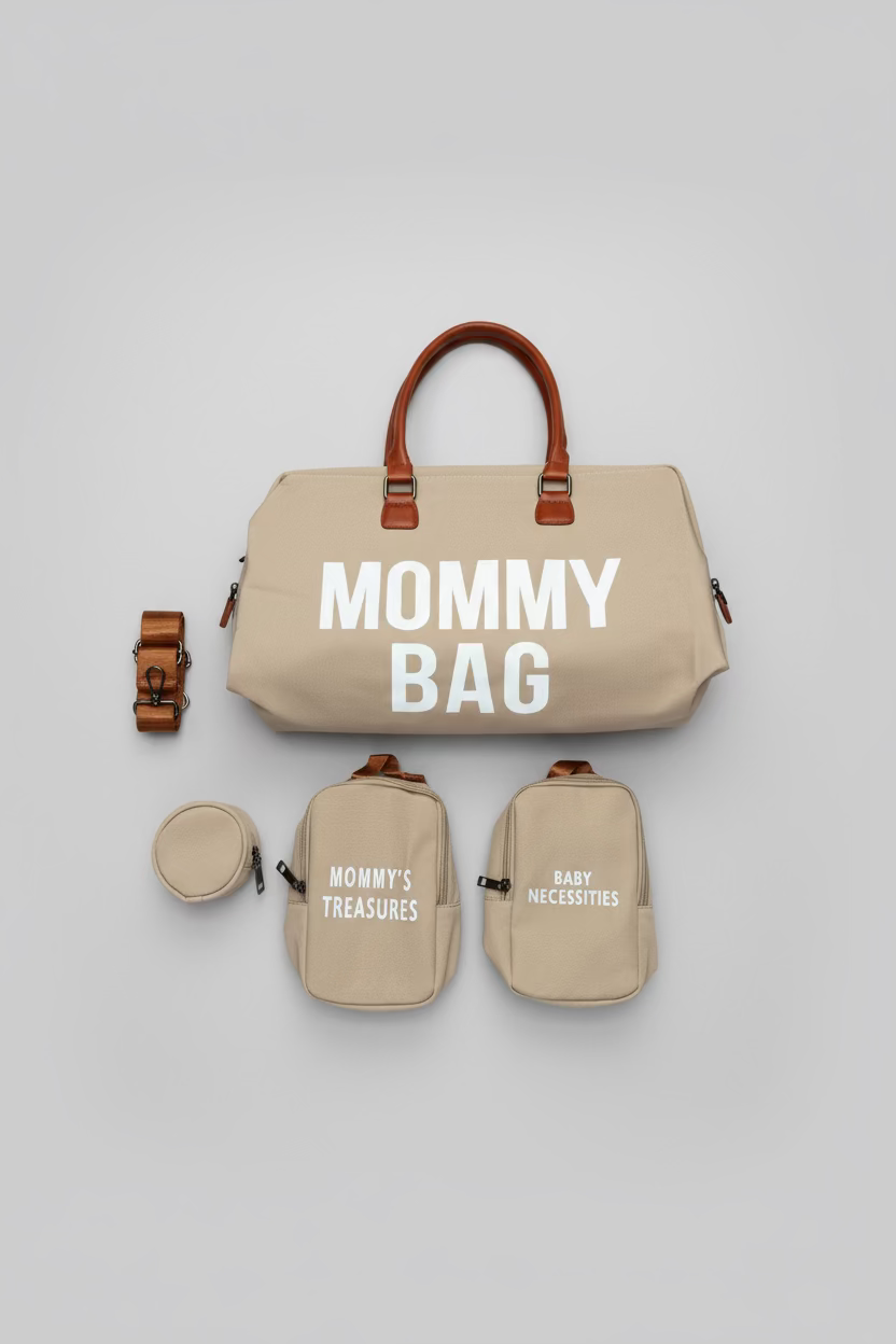 Pañalera Mommy Bag con Accesorios (tipo bolso)