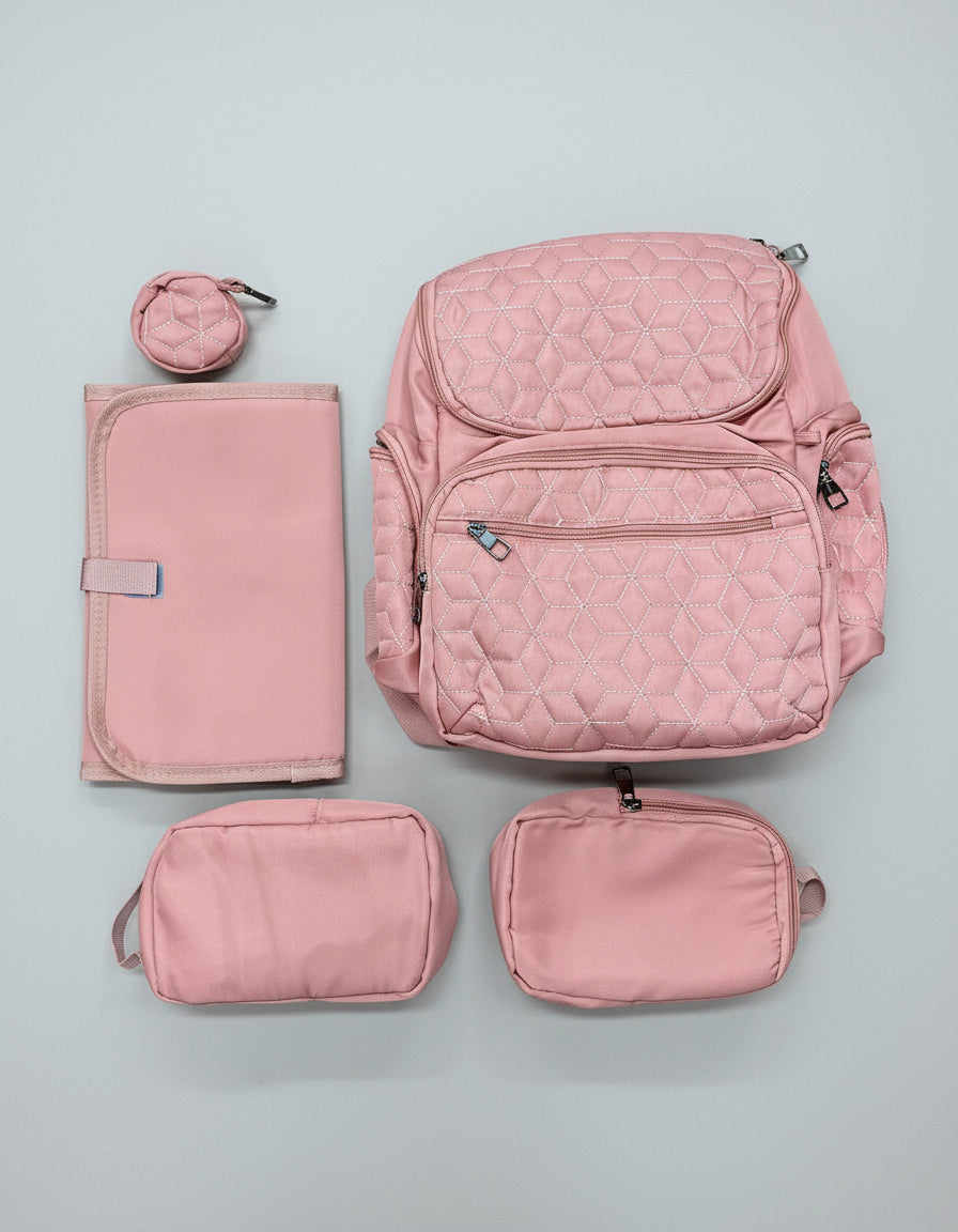 Pañalera morral con accesorios