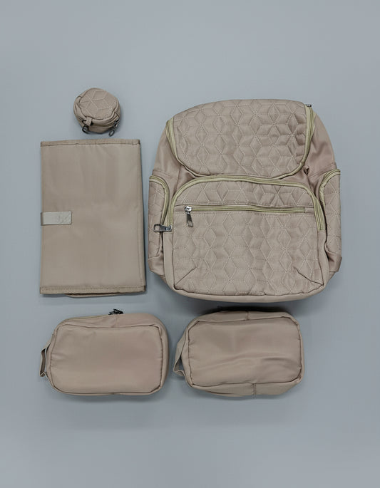 Pañalera morral con accesorios