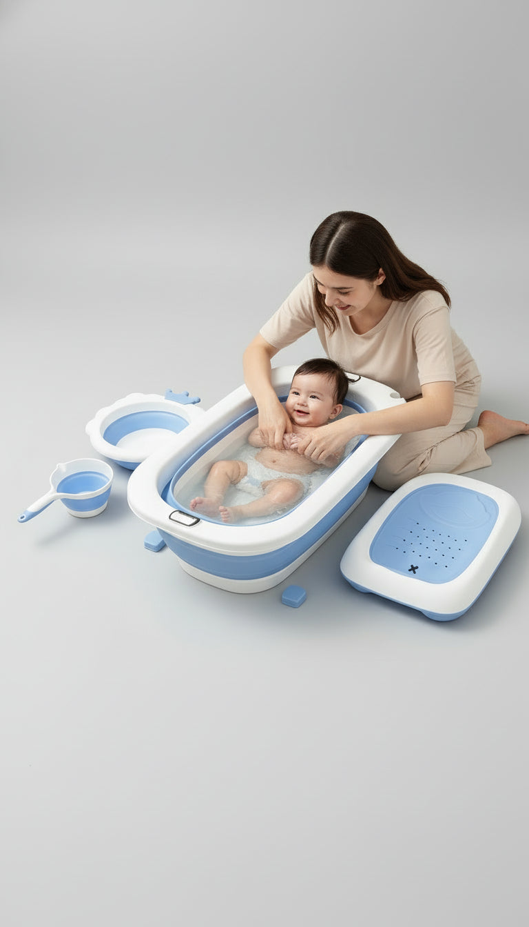 Bañera plegable en combo